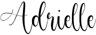 preview image of the Adrielle font