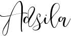 preview image of the Adsila font