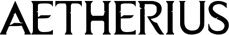 preview image of the Aetherius font