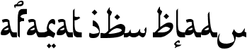 preview image of the Afarat Ibn Blady font