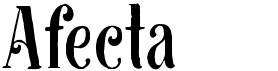 preview image of the Afecta font