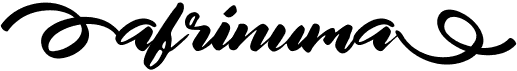 preview image of the Afrinuma font