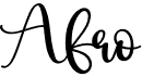 preview image of the Afro font