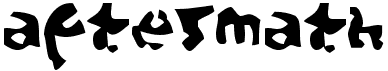 preview image of the Aftermath font