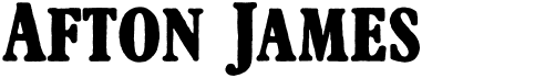 preview image of the Afton James font