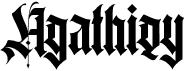 preview image of the Agathiqy font