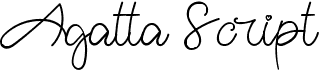 preview image of the Agatta Script font