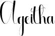 preview image of the Ageitha font