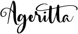 preview image of the Ageritta font