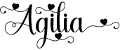 preview image of the Agilia font