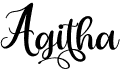 preview image of the Agitha font