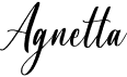 preview image of the Agnetta font