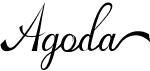preview image of the Agoda font