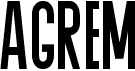 preview image of the Agrem font