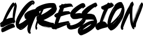 preview image of the Agression font