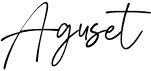 preview image of the Aguset font