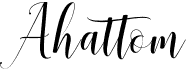 preview image of the Ahattom font