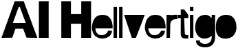preview image of the AI Hellvertigo font