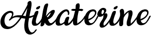 preview image of the Aikaterine font