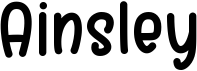 preview image of the Ainsley font