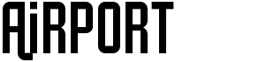 preview image of the Airport font