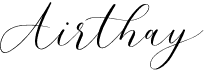 preview image of the Airthay font