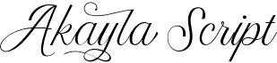 preview image of the Akayla Script font