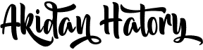preview image of the Akidan Hatory font