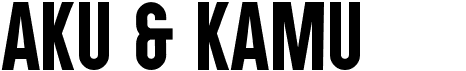preview image of the Aku & Kamu font