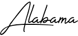 preview image of the Alabama font