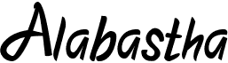 preview image of the Alabastha font