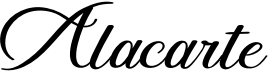 preview image of the Alacarte font