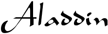 preview image of the Aladdin font