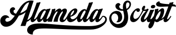preview image of the Alameda Script font