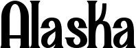 preview image of the Alaska font