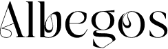 preview image of the Albegos font