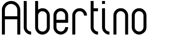preview image of the Albertino font
