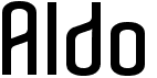 preview image of the Aldo font