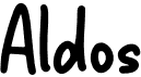 preview image of the Aldos font