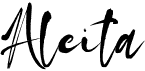 preview image of the Aleita font