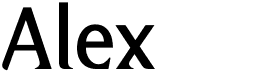 preview image of the Alex font