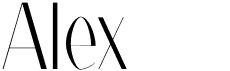 preview image of the Alex font