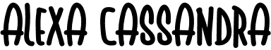 preview image of the Alexa Cassandra font
