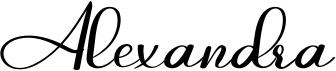 preview image of the Alexandra font