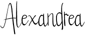preview image of the Alexandrea font