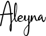 preview image of the Aleyna font