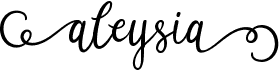preview image of the Aleysia font