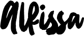 preview image of the Alfissa font