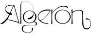 preview image of the Algeron font