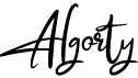 preview image of the Algorty font